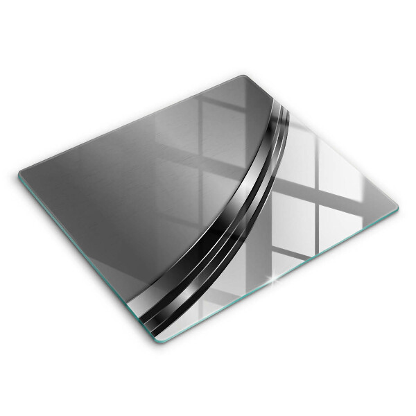 Glas Ceranfeldabdeckung Metallabstraktion