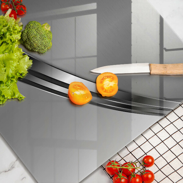 Glas Ceranfeldabdeckung Metallabstraktion