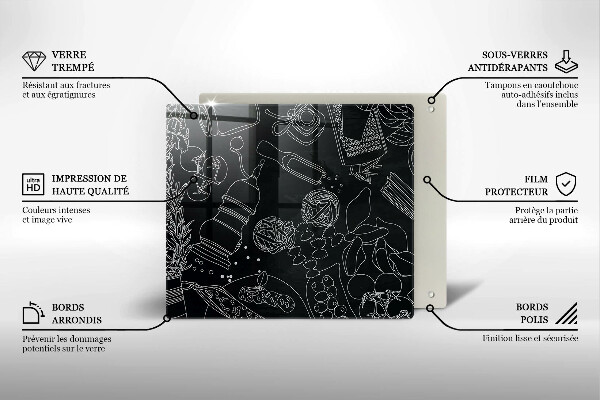 Glas Herdabdeckplatte Küchenzubehör