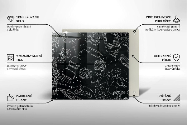 Glas Herdabdeckplatte Küchenzubehör