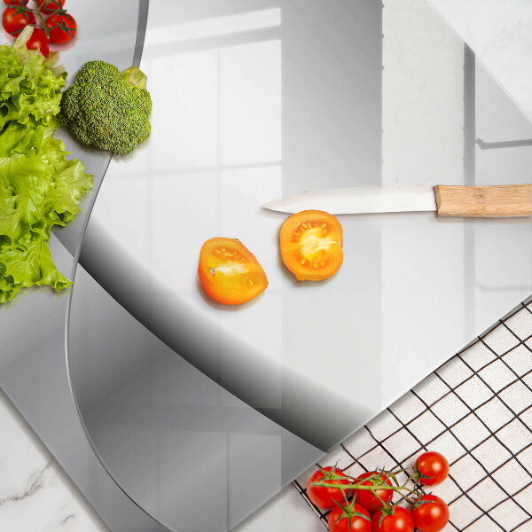 Glas Herdabdeckplatte Abstraktes Liniendesign