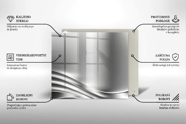 Glas Ceranfeldabdeckung Metallstruktur