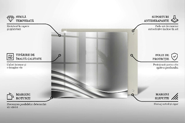Glas Ceranfeldabdeckung Metallstruktur