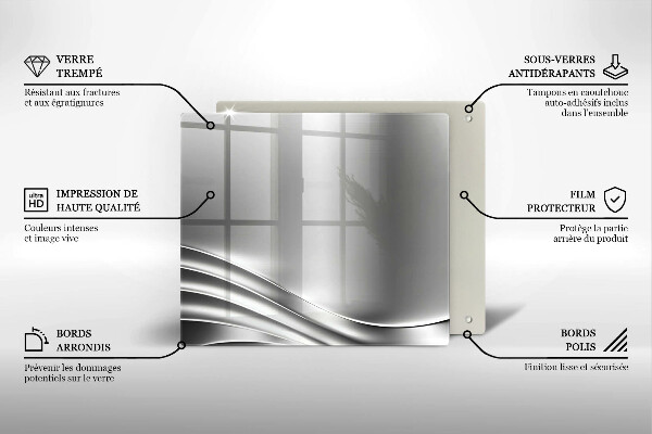 Glas Ceranfeldabdeckung Metallstruktur