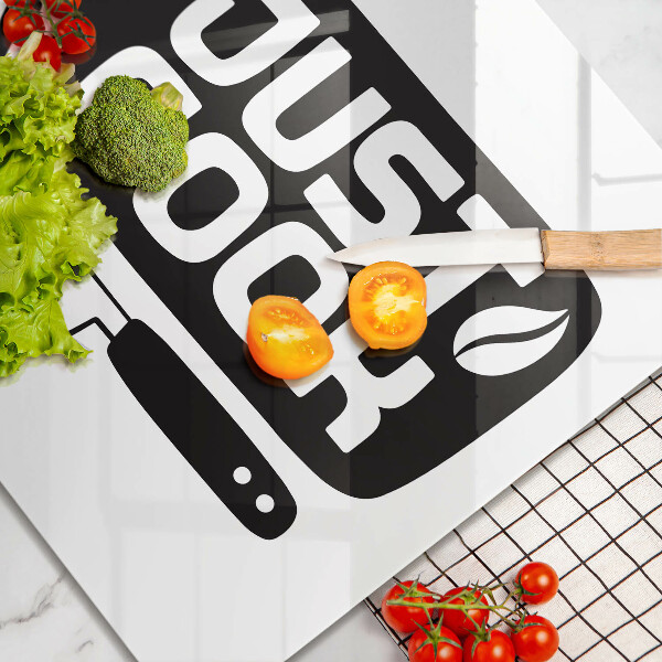 Glas Herdabdeckplatte Just cook