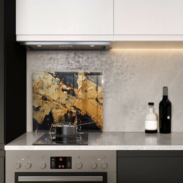 Glas Ceranfeldabdeckung Elegante Farbtextur