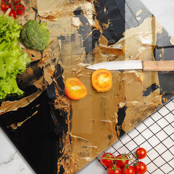 Glas Ceranfeldabdeckung Elegante Farbtextur