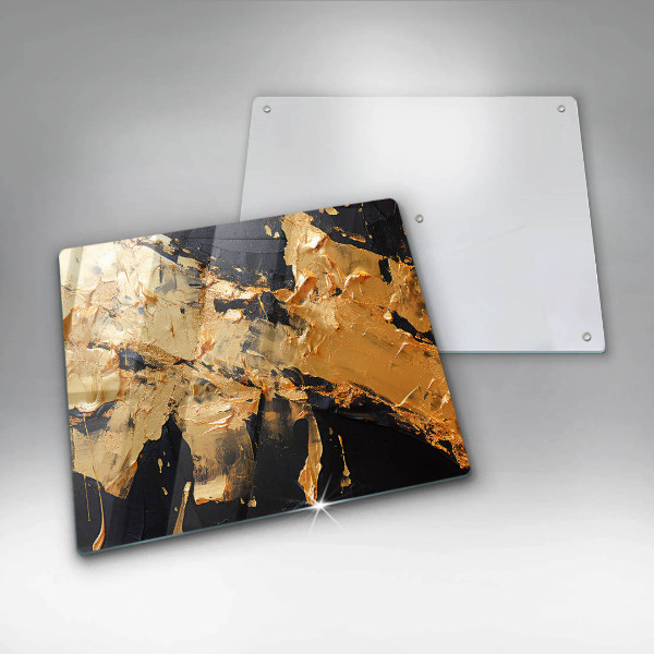 Glas Ceranfeldabdeckung Elegante Farbtextur