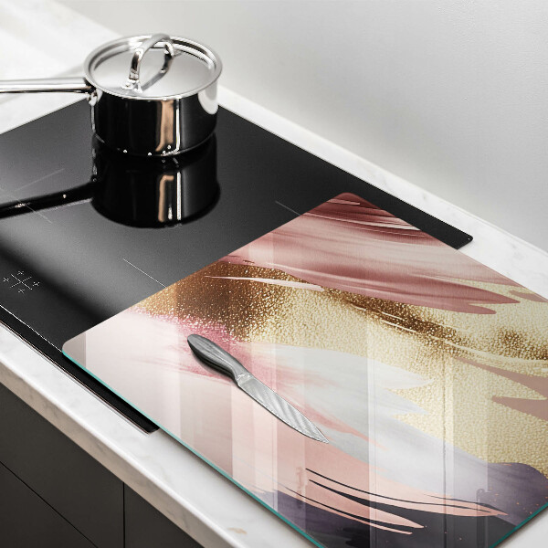 Glas Ceranfeldabdeckung Pastellflecken