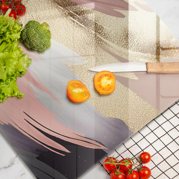 Glas Ceranfeldabdeckung Pastellflecken