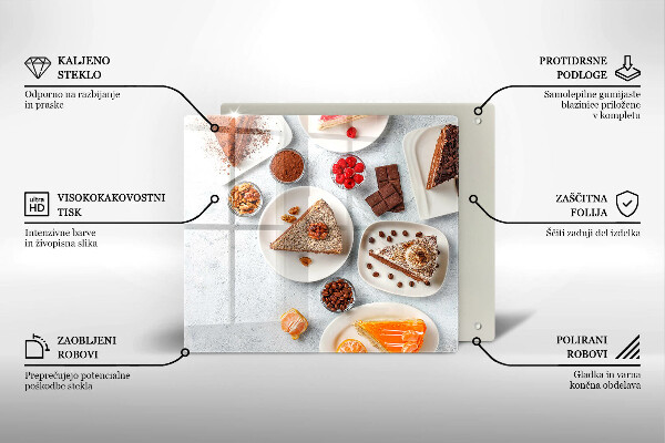 Glas Ceranfeldabdeckung Die Süße des Kuchens