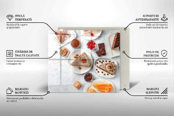 Glas Ceranfeldabdeckung Die Süße des Kuchens