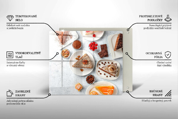 Glas Ceranfeldabdeckung Die Süße des Kuchens
