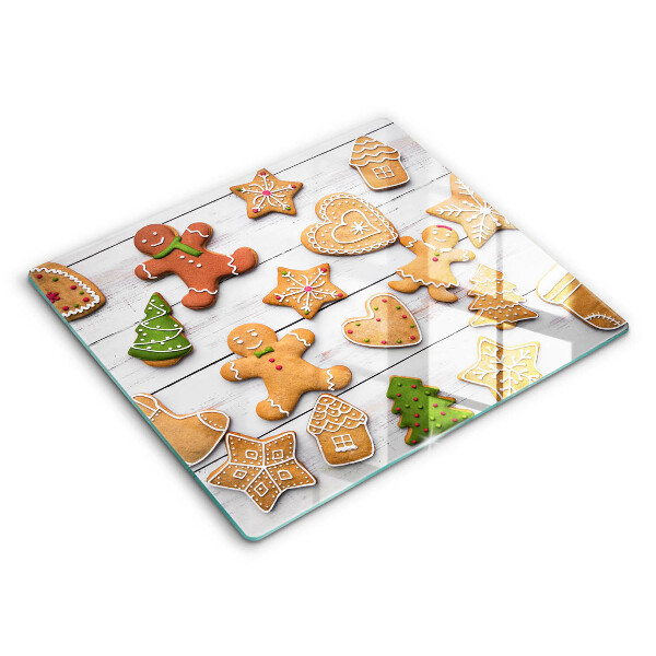 Glas Ceranfeldabdeckung Weihnachtslebkuchen