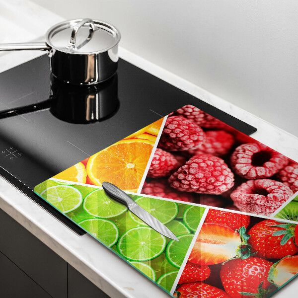 Glas Ceranfeldabdeckung Bunte Früchte