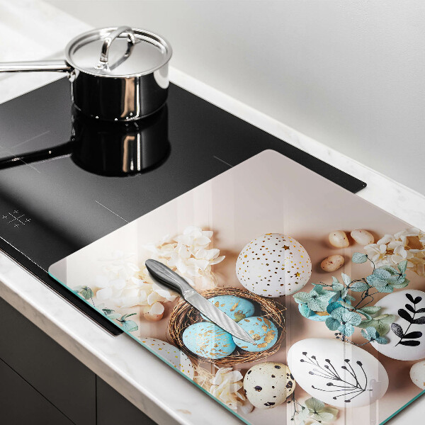 Glas Ceranfeldabdeckung Osterdekorationen