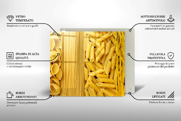 Glas Ceranfeldabdeckung Pasta