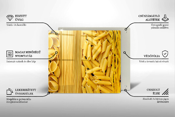 Glas Ceranfeldabdeckung Pasta