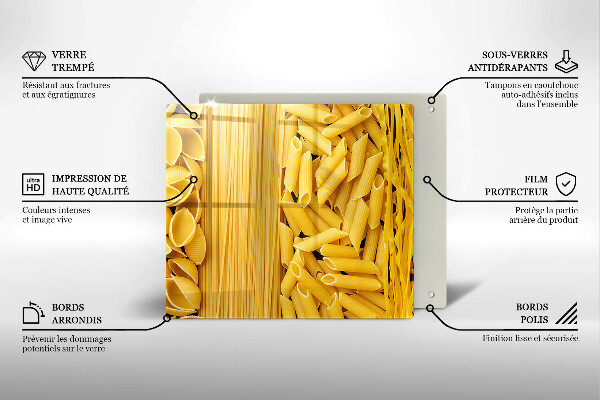 Glas Ceranfeldabdeckung Pasta