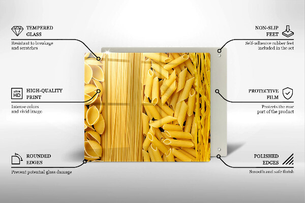Glas Ceranfeldabdeckung Pasta