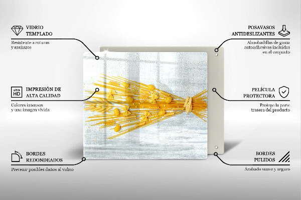 Glas Ceranfeldabdeckung Pasta