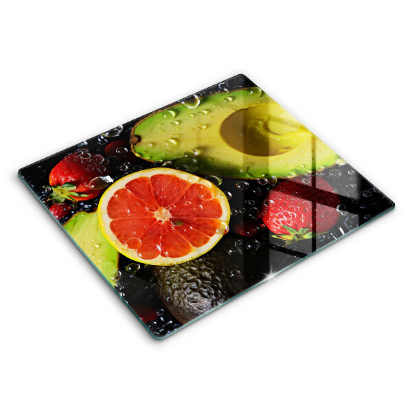 Glas Ceranfeldabdeckung Früchte und Gemüse