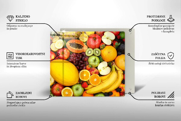 Glas Ceranfeldabdeckung Obstsammlung