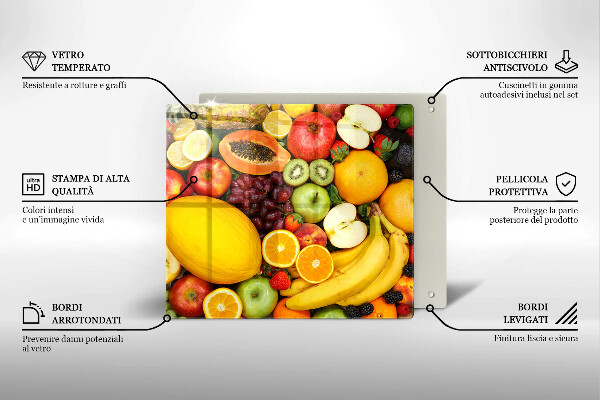 Glas Ceranfeldabdeckung Obstsammlung