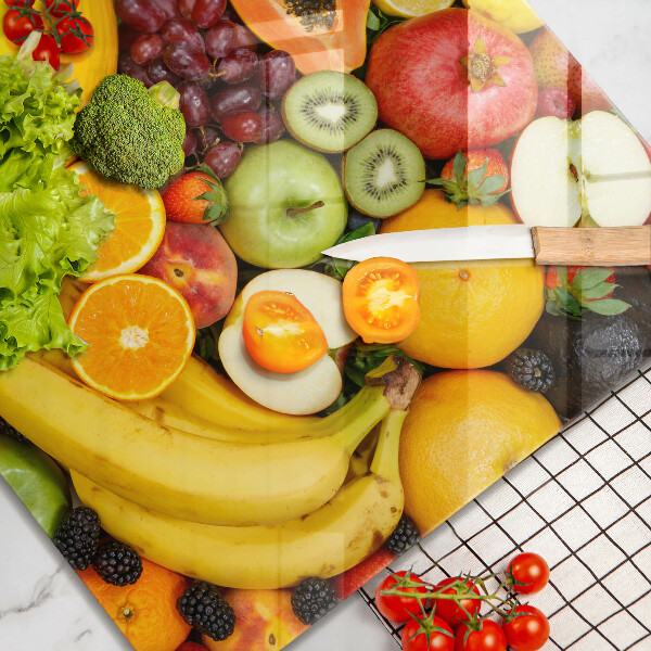 Glas Ceranfeldabdeckung Obstsammlung