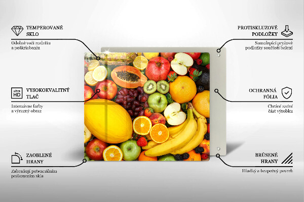 Glas Ceranfeldabdeckung Obstsammlung