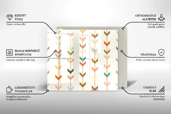 Glas Ceranfeldabdeckung Geometrische Elemente