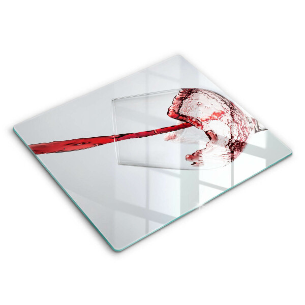 Glas Ceranfeldabdeckung Rotwein