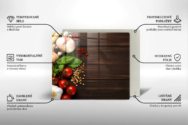Glas Ceranfeldabdeckung Gemüse auf dem Tisch