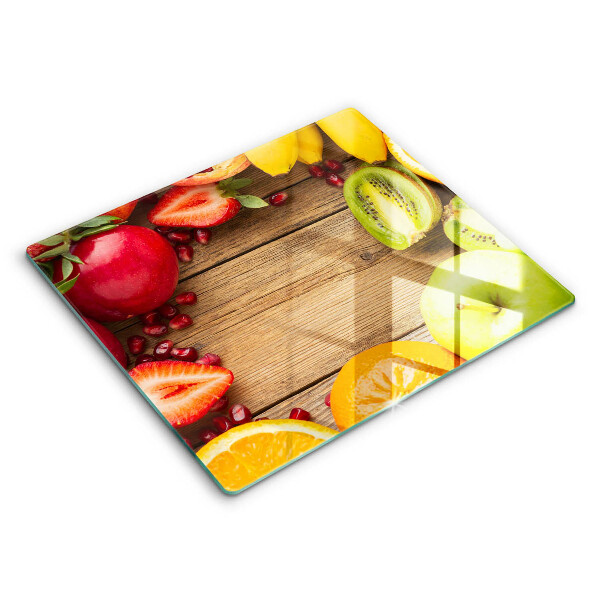 Glas Ceranfeldabdeckung Frisches Obst