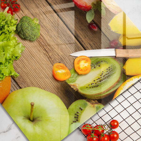 Glas Ceranfeldabdeckung Frisches Obst