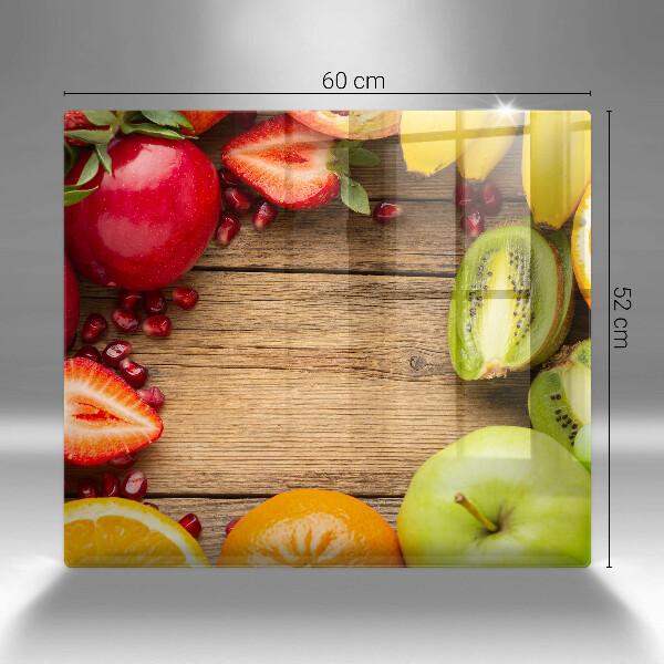 Glas Ceranfeldabdeckung Frisches Obst