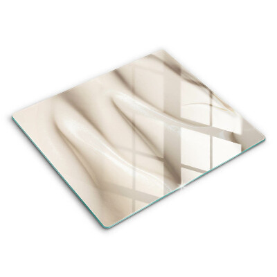 Glas Ceranfeldabdeckung Cremiges Eis