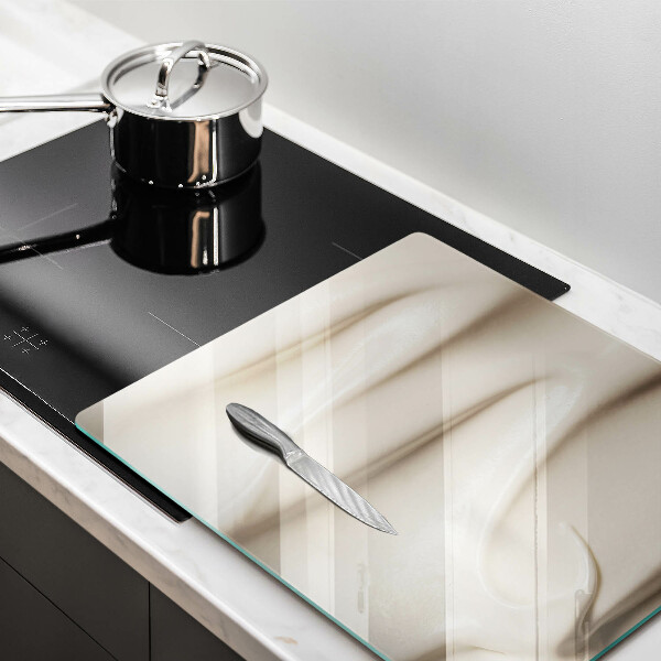 Glas Ceranfeldabdeckung Cremiges Eis