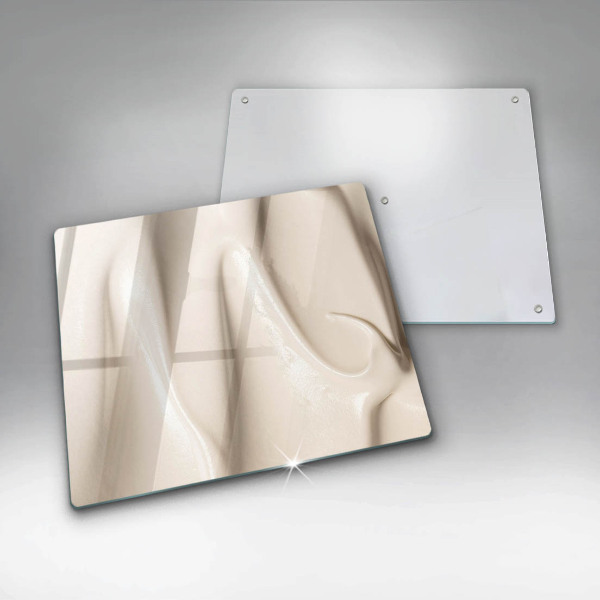 Glas Ceranfeldabdeckung Cremiges Eis