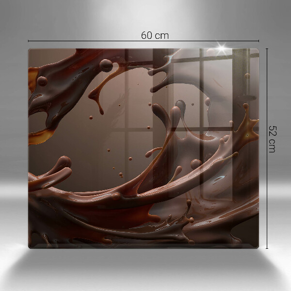 Glas Ceranfeldabdeckung Flüssige Schokolade