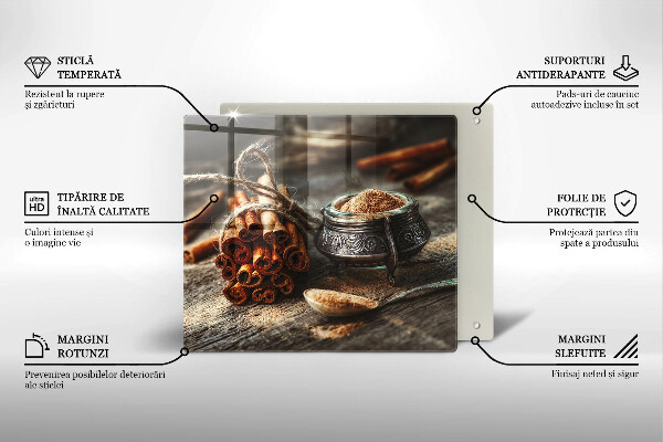 Glas Ceranfeldabdeckung Vanilleschoten