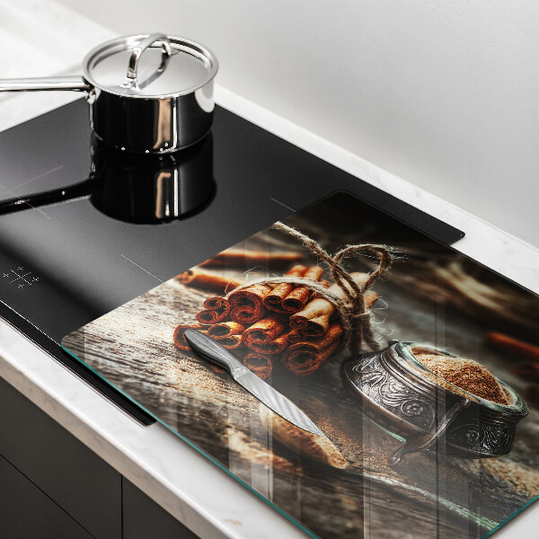 Glas Ceranfeldabdeckung Vanilleschoten