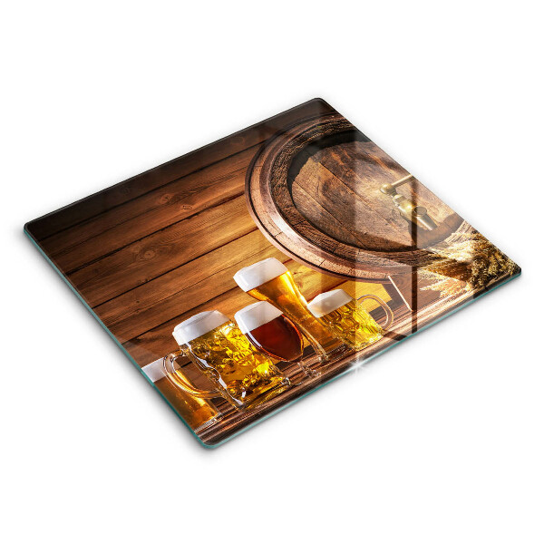 Glas Ceranfeldabdeckung Fass Bier