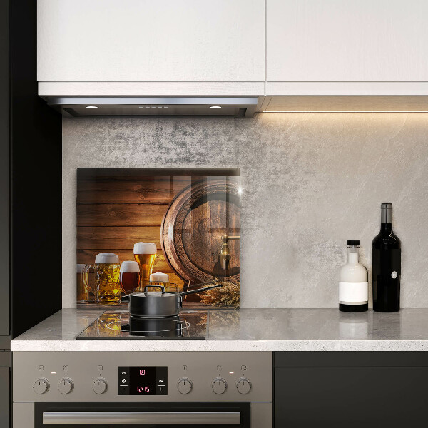 Glas Ceranfeldabdeckung Fass Bier