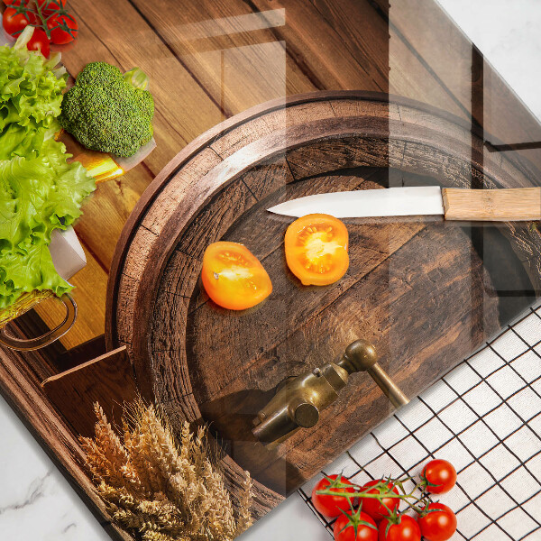 Glas Ceranfeldabdeckung Fass Bier