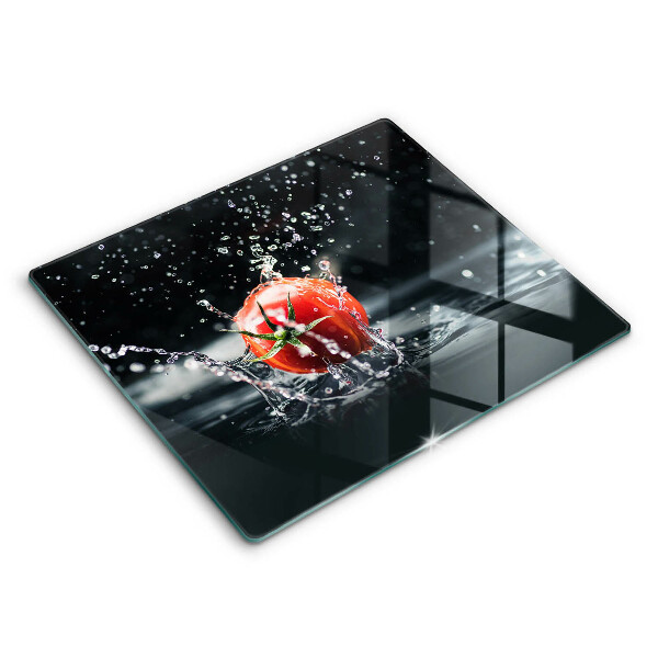 Glas Ceranfeldabdeckung Tomate in Wasser