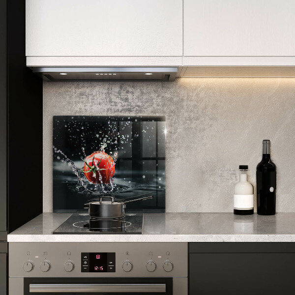 Glas Ceranfeldabdeckung Tomate in Wasser