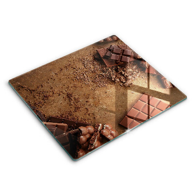 Glas Ceranfeldabdeckung Schokoladenbonbons