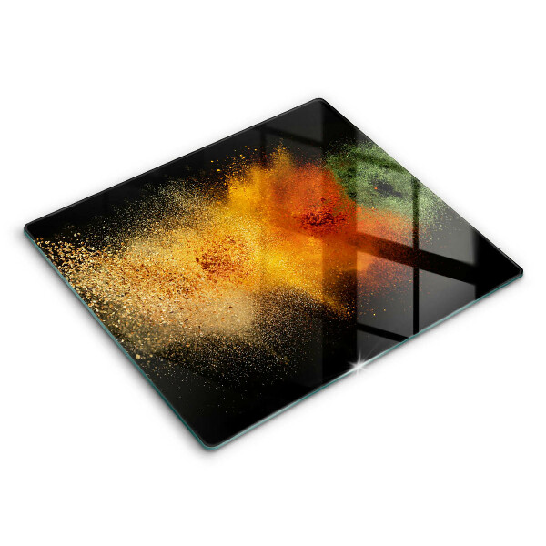 Glas Ceranfeldabdeckung Bunte Gewürze