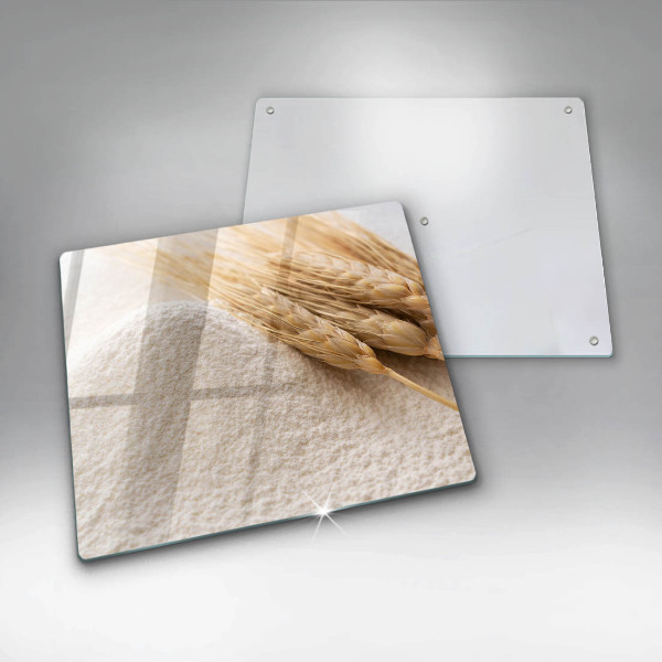 Glas Ceranfeldabdeckung Mehl und Ähren